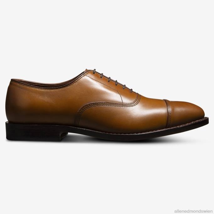 Allen Edmonds Schuhe D66B41 | Allen Edmonds Park Avenue Oxford-Schuh mit Kappenkappe Walnussbraun Männer
