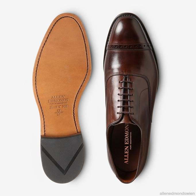 Allen Edmonds Schuhe D66B43 | Allen Edmonds Fifth Avenue Oxford-Schuh mit Kappenkappe Mahagoni Männer