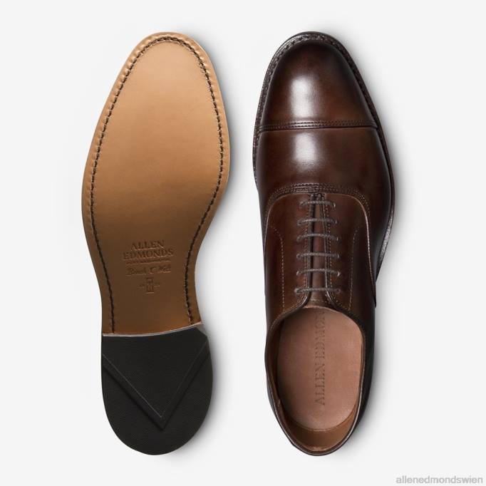 Allen Edmonds Schuhe D66B44 | Allen Edmonds Park Avenue Oxford-Schuh mit Kappenkappe Mahagoni Männer