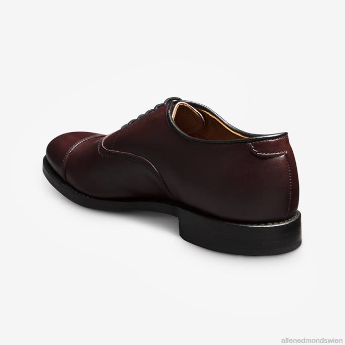 Allen Edmonds Schuhe D66B45 | Allen Edmonds Park Avenue Oxford-Schuh mit Kappenkappe burgunderfarbenes Leder Männer