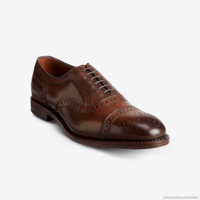 Allen Edmonds Schuhe D66B4 | Allen Edmonds Strand Oxford-Schuh mit Kappenkappe Zigarre Männer