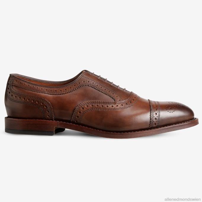 Allen Edmonds Schuhe D66B4 | Allen Edmonds Strand Oxford-Schuh mit Kappenkappe Zigarre Männer