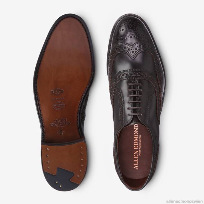 Allen Edmonds Schuhe D66B325 | Allen Edmonds Cambridge Shell Cordovan Wingtip-Kleiderschuh braun Männer