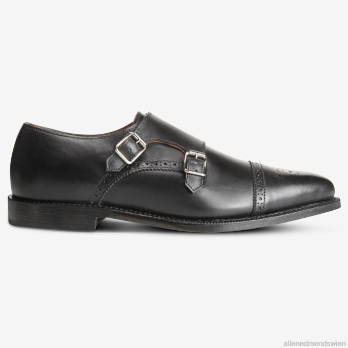 Allen Edmonds Schuhe D66B357 | Allen Edmonds st. John\'s Double Monk Strap-Kleiderschuh Schwarz Männer