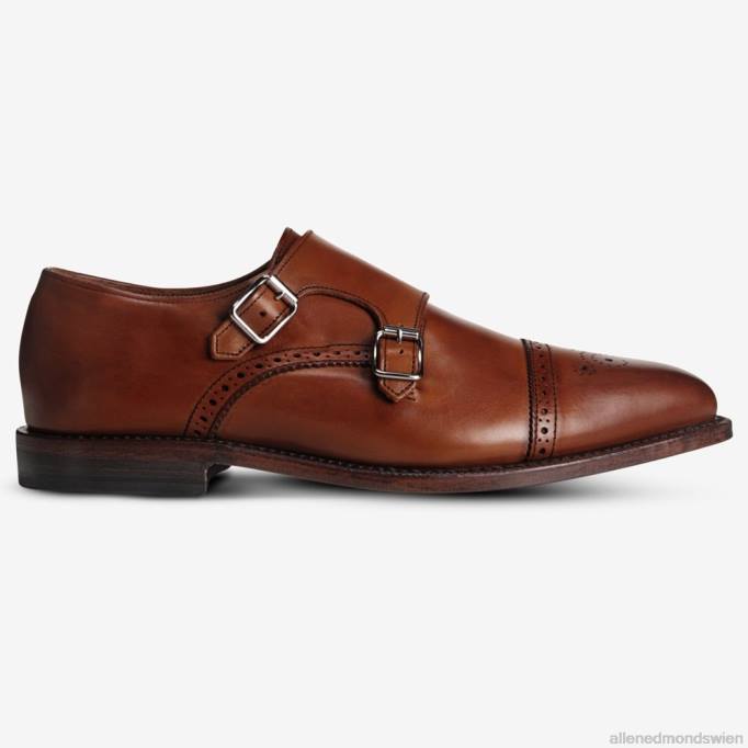 Allen Edmonds Schuhe D66B358 | Allen Edmonds st. John\'s Double Monk Strap-Kleiderschuh dunkles Chili Männer