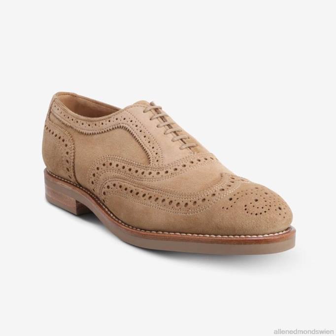 Allen Edmonds Schuhe D66B101 | Allen Edmonds Neumok Wildleder Wingtip Oxford Kamel Männer
