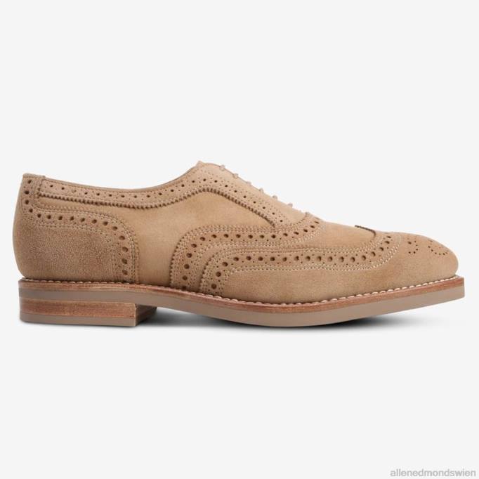 Allen Edmonds Schuhe D66B101 | Allen Edmonds Neumok Wildleder Wingtip Oxford Kamel Männer
