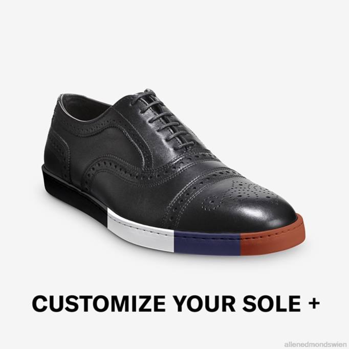 Allen Edmonds Schuhe D66B239 | Allen Edmonds Strand Oxford-Sneaker Schwarz Männer