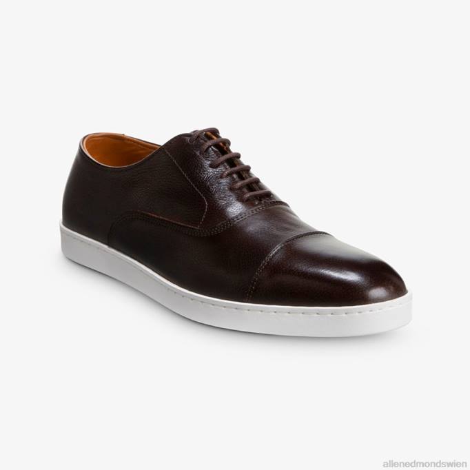 Allen Edmonds Schuhe D66B251 | Allen Edmonds Park Avenue Oxford-Kleid-Sneaker dunkelbraune Maserung Männer