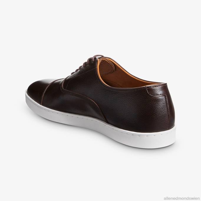 Allen Edmonds Schuhe D66B251 | Allen Edmonds Park Avenue Oxford-Kleid-Sneaker dunkelbraune Maserung Männer