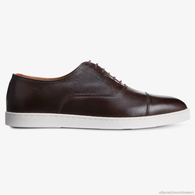 Allen Edmonds Schuhe D66B251 | Allen Edmonds Park Avenue Oxford-Kleid-Sneaker dunkelbraune Maserung Männer