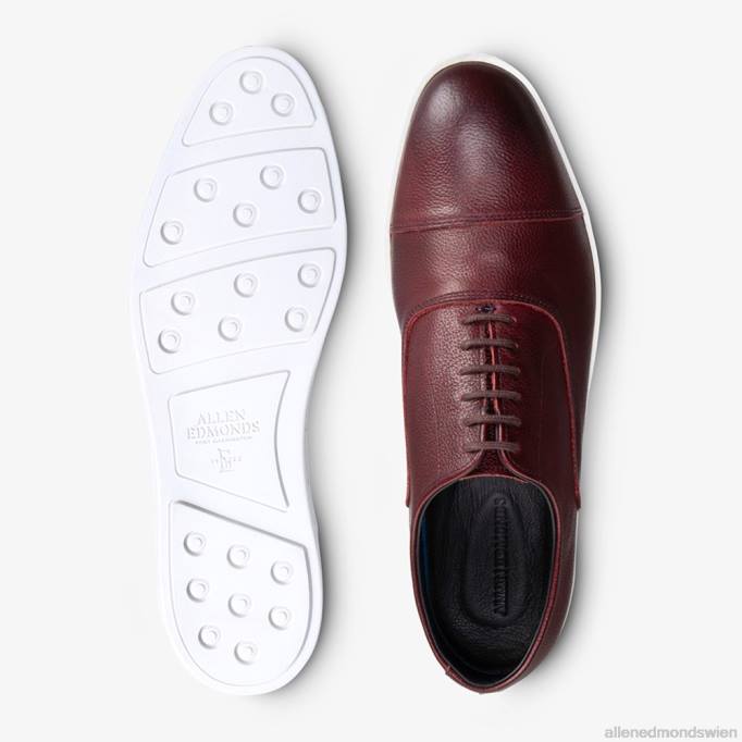Allen Edmonds Schuhe D66B252 | Allen Edmonds Park Avenue Oxford-Kleid-Sneaker Burgunderkorn Männer