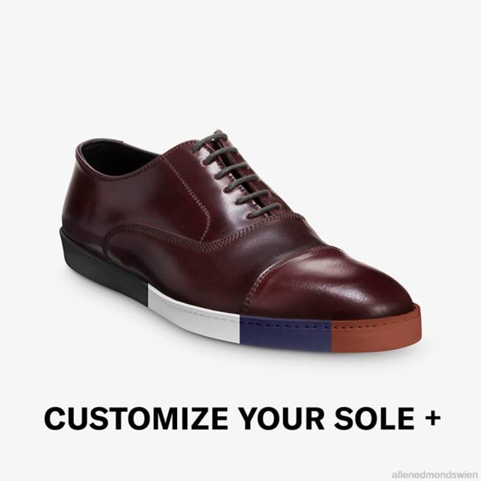 Allen Edmonds Schuhe D66B264 | Allen Edmonds Park Avenue Shell-Cordovan-Oxford-Kleid-Sneaker Burgunder Cordovan Männer