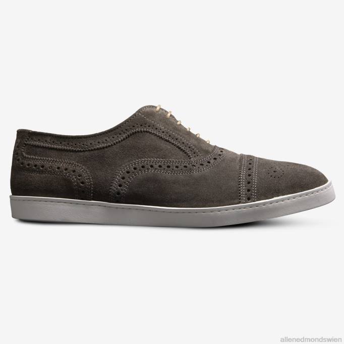 Allen Edmonds Schuhe D66B28 | Allen Edmonds Strand-Wildleder-Oxford-Sneaker grau Männer