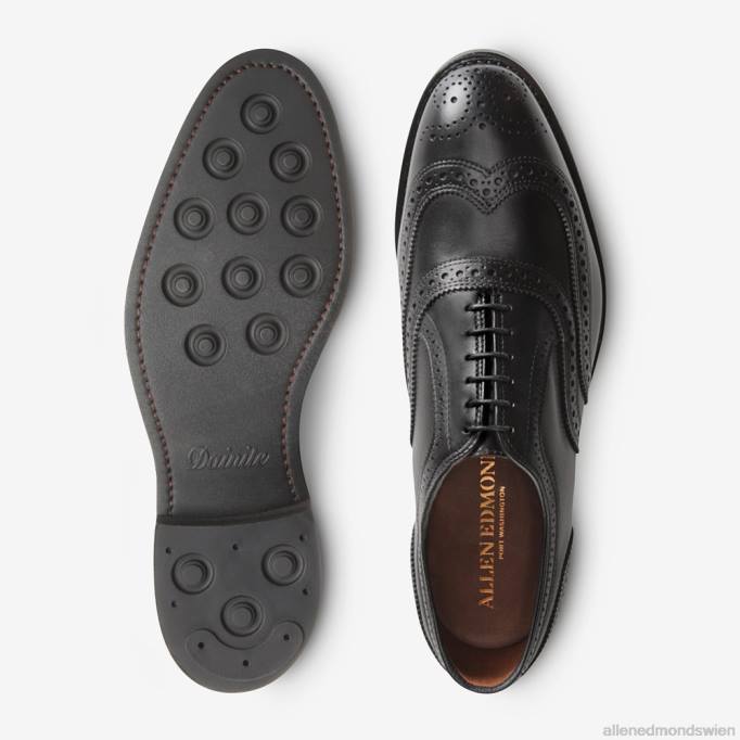 Allen Edmonds Schuhe D66B354 | Allen Edmonds Mcallister Wingtip Oxford-Kleiderschuh mit Dainite-Sohle Schwarz Männer