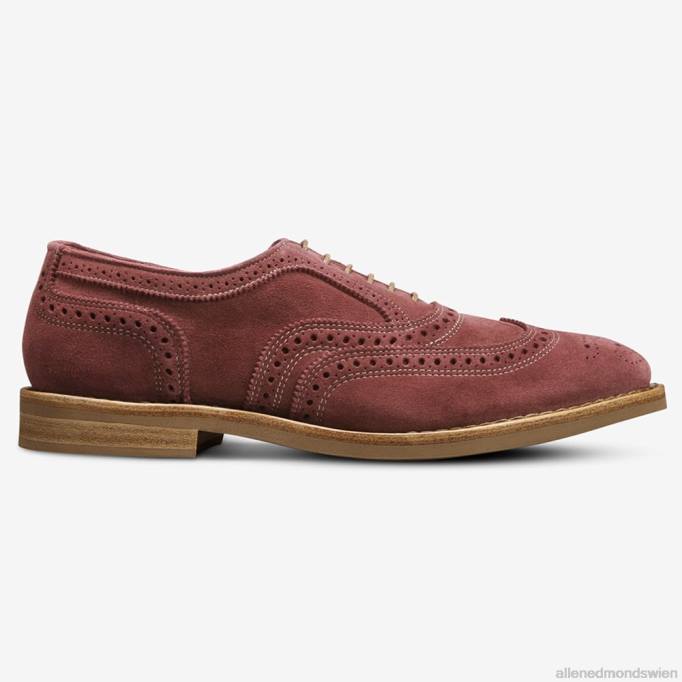 Allen Edmonds Schuhe D66B450 | Allen Edmonds Neumok Wildleder Wingtip Oxford kirschrot Männer