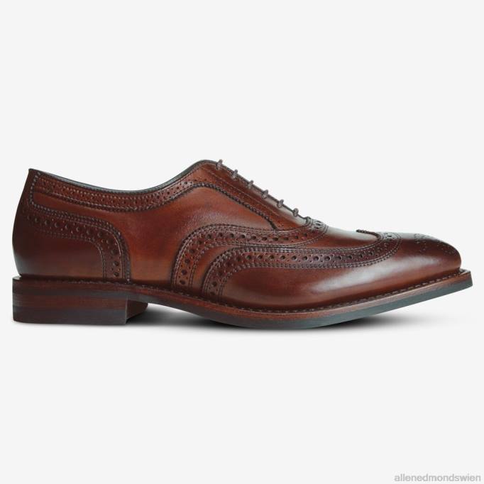 Allen Edmonds Schuhe D66B59 | Allen Edmonds Mcallister Wingtip Oxford-Kleiderschuh mit Dainite-Sohle dunkles Chili Männer