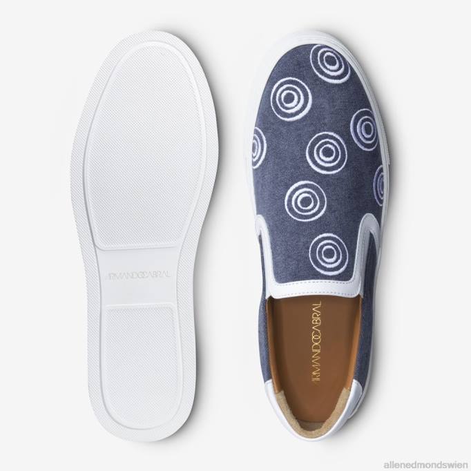 Allen Edmonds Schuhe D66B462 | Allen Edmonds Empada IV Slip-On-Sneaker von Armando Cabral Denim Männer