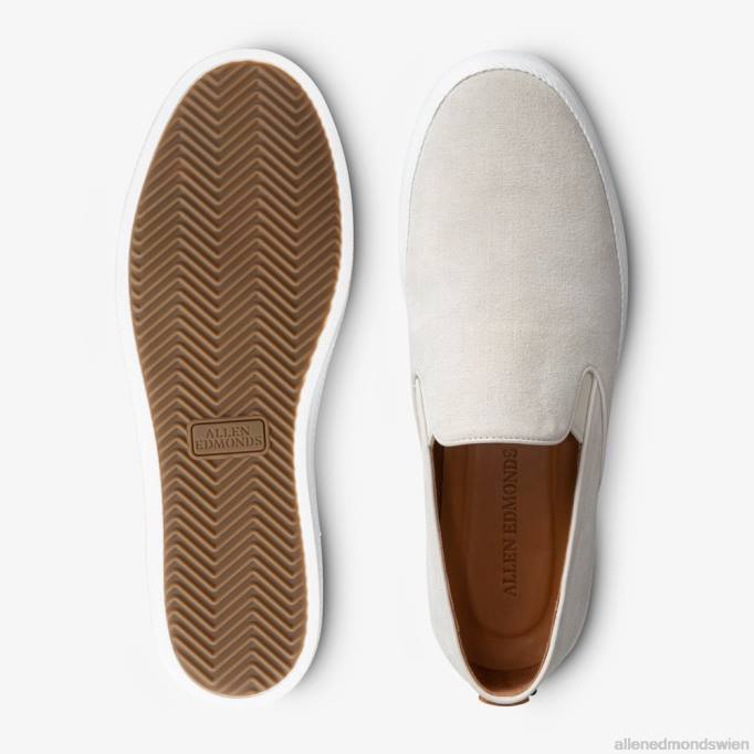 Allen Edmonds Schuhe D66B71 | Allen Edmonds Holden Beach Slip-on hellgrau Männer