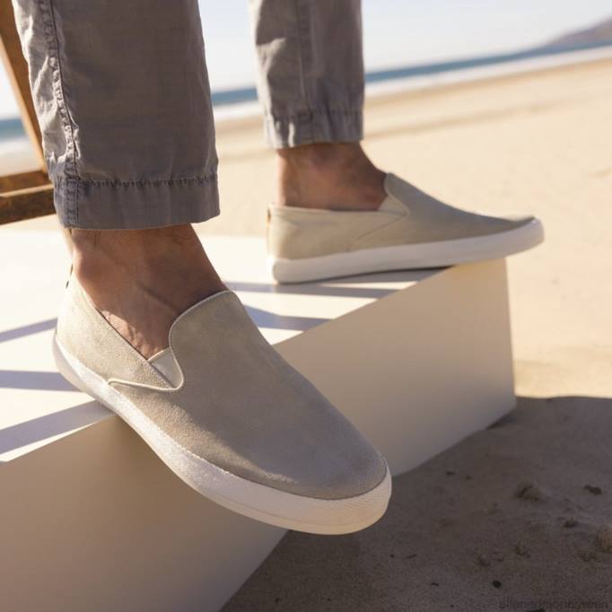 Allen Edmonds Schuhe D66B71 | Allen Edmonds Holden Beach Slip-on hellgrau Männer