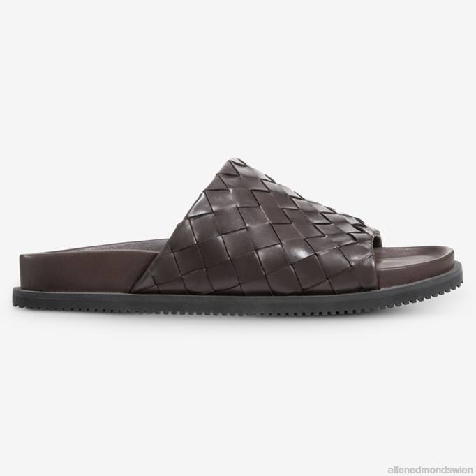Allen Edmonds Schuhe D66B460 | Allen Edmonds Del Mar gewebte Sandale dunkelbraun Männer