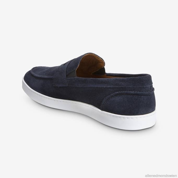 Allen Edmonds Schuhe D66B18 | Allen Edmonds Randolph Slip-On-Sneaker marineblaues Wildleder Männer