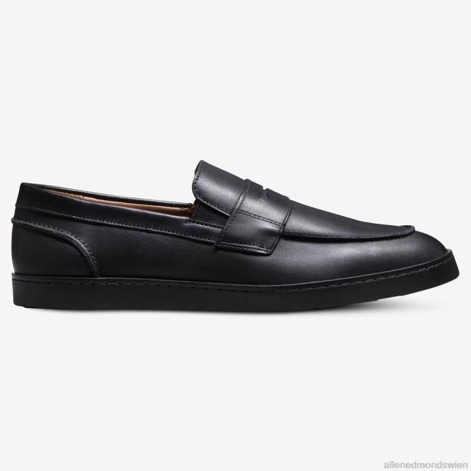 Allen Edmonds Schuhe D66B259 | Allen Edmonds Randolph Slip-On-Sneaker schwarzes Leder Männer