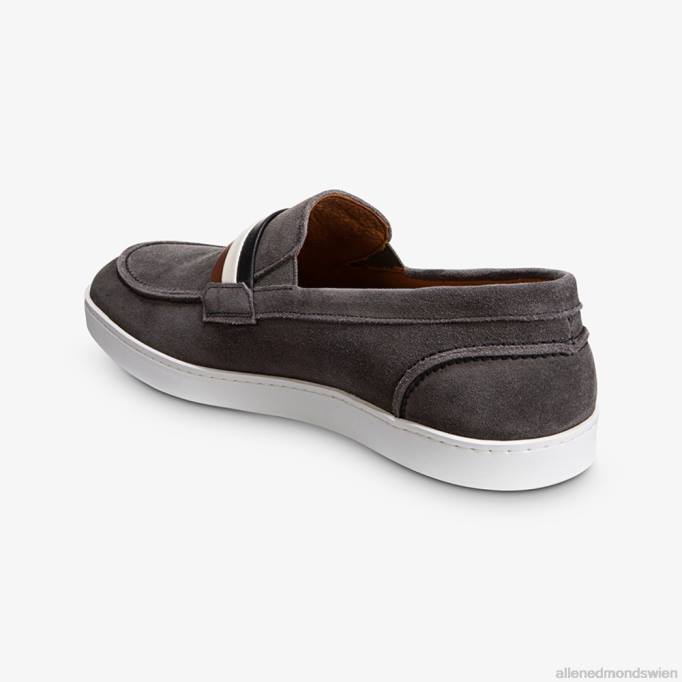 Allen Edmonds Schuhe D66B269 | Allen Edmonds Randolph Slip-on-Wildleder-Sneaker charakteristisches graues Wildleder Männer