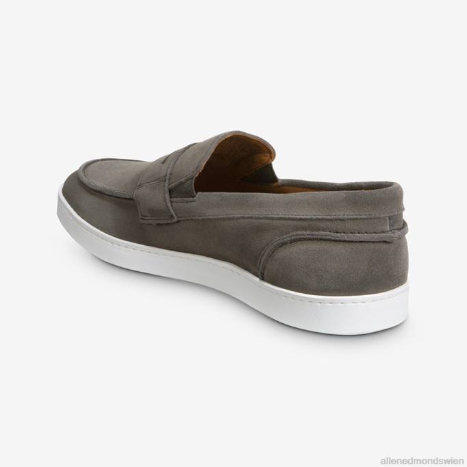 Allen Edmonds Schuhe D66B270 | Allen Edmonds Randolph Slip-on-Wildleder-Sneaker graues Wildleder Männer