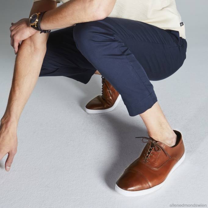 Allen Edmonds Schuhe D66B2 | Allen Edmonds Park Avenue Oxford-Kleid-Sneaker Chili Männer