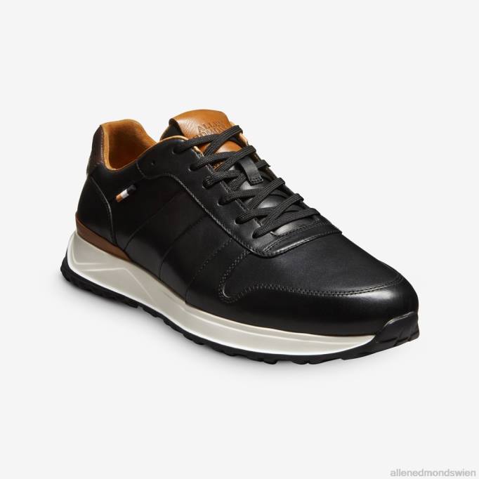 Allen Edmonds Schuhe D66B334 | Allen Edmonds Lawson-Schnürsneaker schwarzes Leder Männer