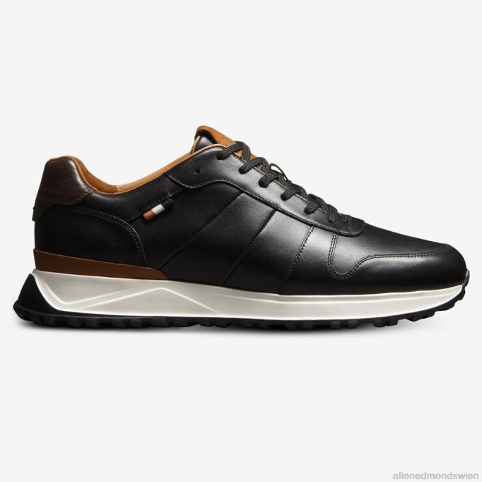 Allen Edmonds Schuhe D66B334 | Allen Edmonds Lawson-Schnürsneaker schwarzes Leder Männer