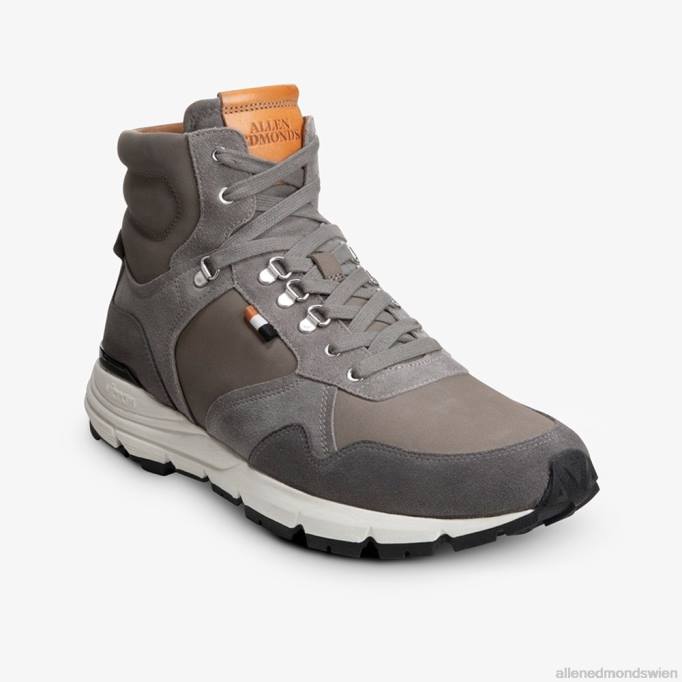 Allen Edmonds Schuhe D66B389 | Allen Edmonds Canyon wetterfester High-Top-Wander-Sneaker Magnet grau Männer