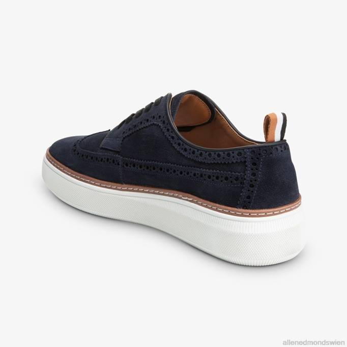 Allen Edmonds Schuhe D66B453 | Allen Edmonds Tremont-Wingtip-Derby-Sneaker aus Wildleder Marine Männer