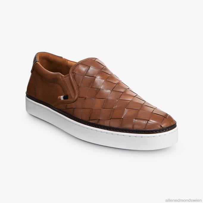 Allen Edmonds Schuhe D66B46 | Allen Edmonds Alpha-gewebter Slip-on-Sneaker bräunen Männer