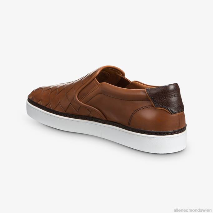 Allen Edmonds Schuhe D66B46 | Allen Edmonds Alpha-gewebter Slip-on-Sneaker bräunen Männer
