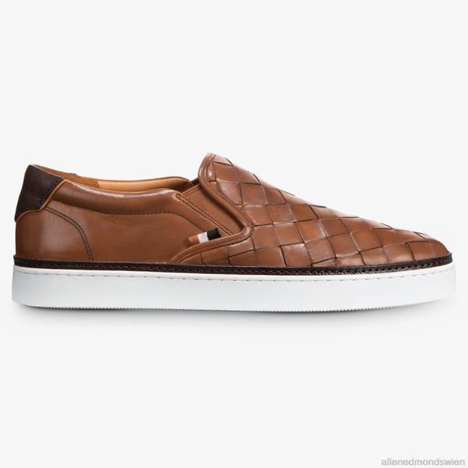 Allen Edmonds Schuhe D66B46 | Allen Edmonds Alpha-gewebter Slip-on-Sneaker bräunen Männer