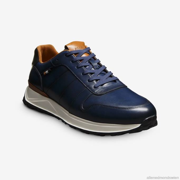 Allen Edmonds Schuhe D66B53 | Allen Edmonds Lawson-Schnürsneaker marineblaues Leder Männer