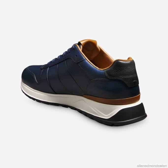 Allen Edmonds Schuhe D66B53 | Allen Edmonds Lawson-Schnürsneaker marineblaues Leder Männer