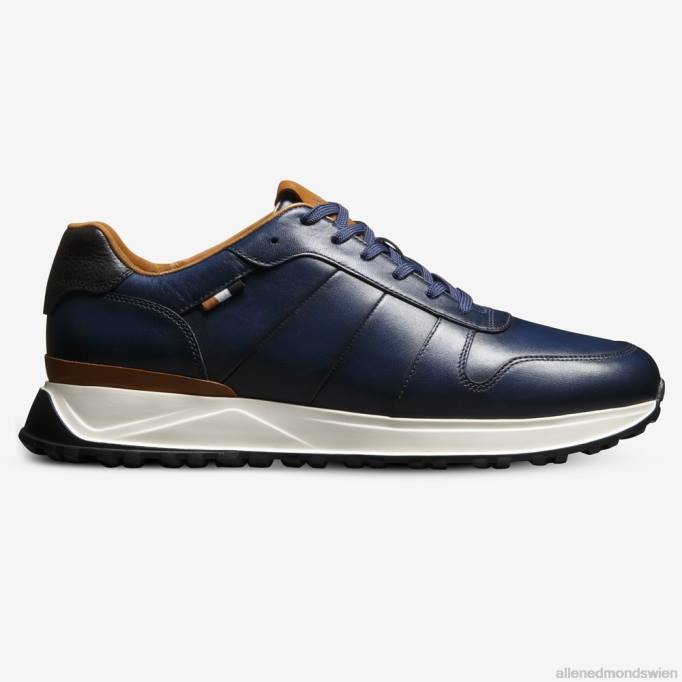 Allen Edmonds Schuhe D66B53 | Allen Edmonds Lawson-Schnürsneaker marineblaues Leder Männer