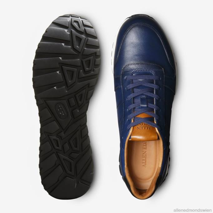 Allen Edmonds Schuhe D66B53 | Allen Edmonds Lawson-Schnürsneaker marineblaues Leder Männer
