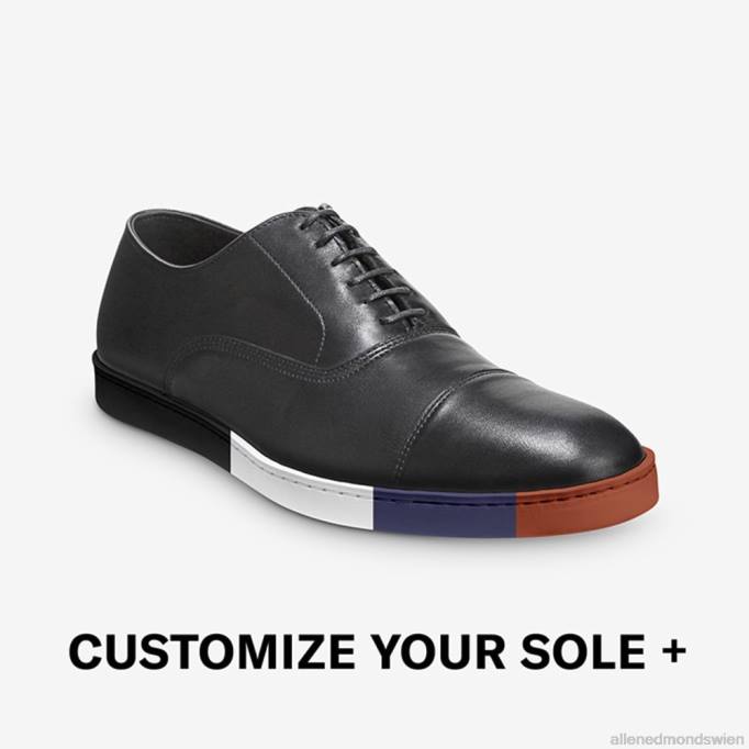 Allen Edmonds Schuhe D66B61 | Allen Edmonds Park Avenue Oxford-Kleid-Sneaker Schwarz Männer