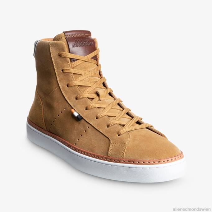 Allen Edmonds Schuhe D66B97 | Allen Edmonds Alpha High-Top-Sneaker braunes Wildleder Männer