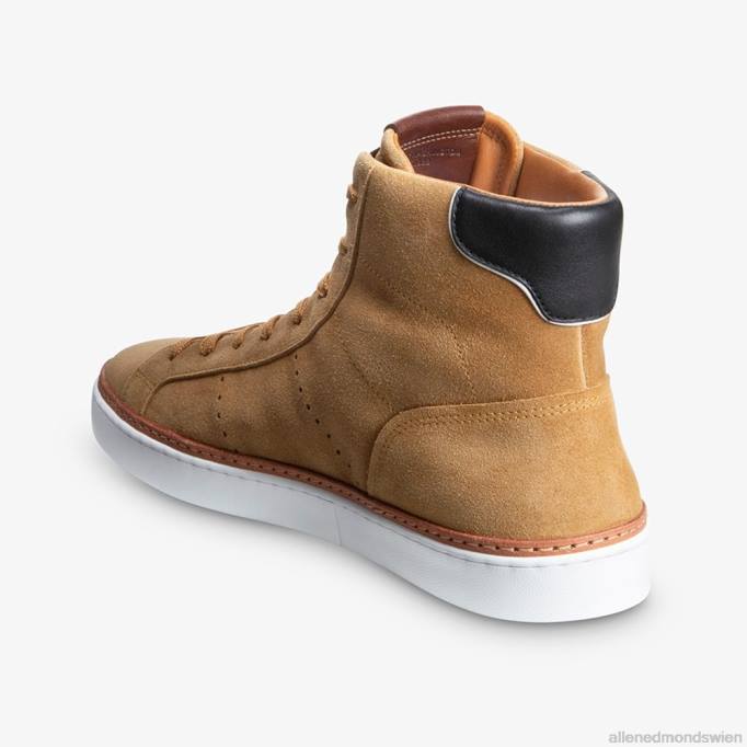 Allen Edmonds Schuhe D66B97 | Allen Edmonds Alpha High-Top-Sneaker braunes Wildleder Männer