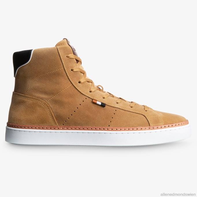Allen Edmonds Schuhe D66B97 | Allen Edmonds Alpha High-Top-Sneaker braunes Wildleder Männer