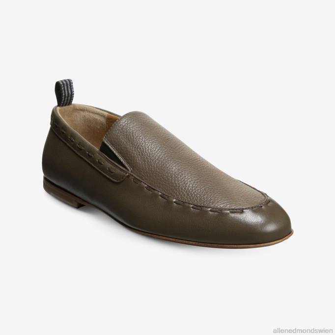 Allen Edmonds Schuhe D66B124 | Allen Edmonds Lässiger Bula-Loafer von Armando Cabral Olive Männer
