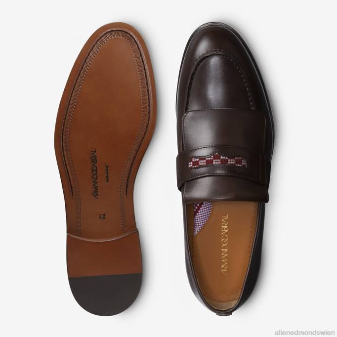 Allen Edmonds Schuhe D66B126 | Allen Edmonds Bissau Dress Loafer von Armando Cabral Cognac Männer