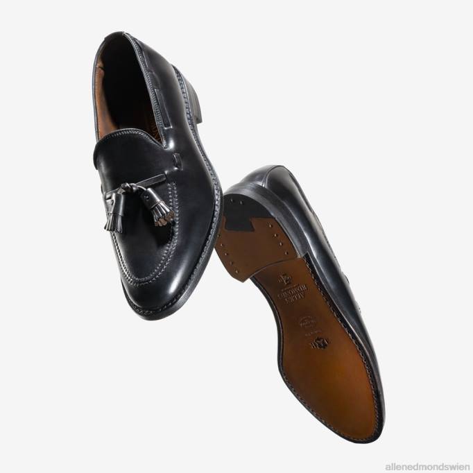 Allen Edmonds Schuhe D66B331 | Allen Edmonds Grayson-Quasten-Loafer Schwarz Männer
