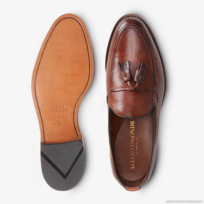 Allen Edmonds Schuhe D66B332 | Allen Edmonds Grayson-Quasten-Loafer dunkles Chili Männer