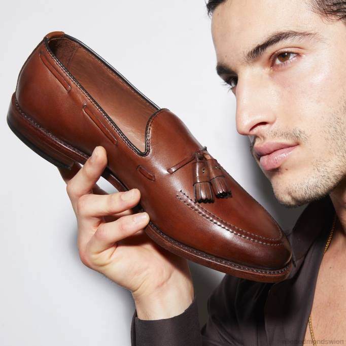 Allen Edmonds Schuhe D66B332 | Allen Edmonds Grayson-Quasten-Loafer dunkles Chili Männer